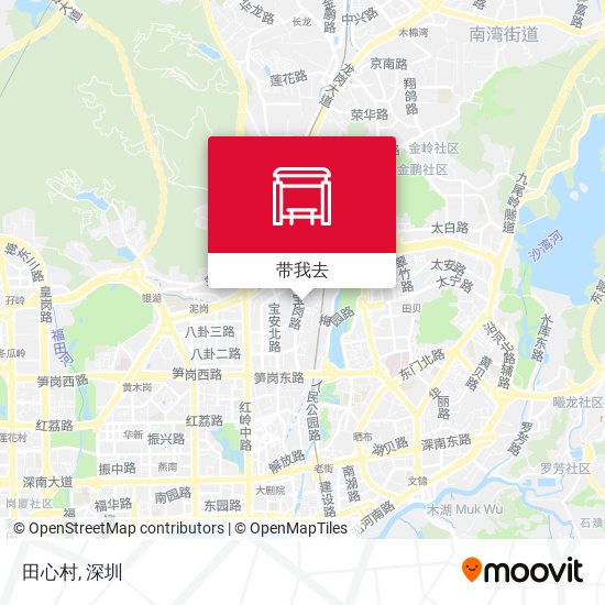 田心村地图