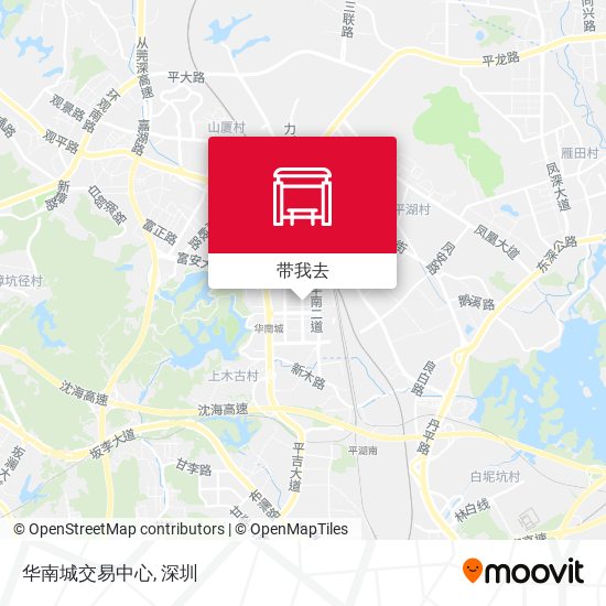 华南城交易中心地图