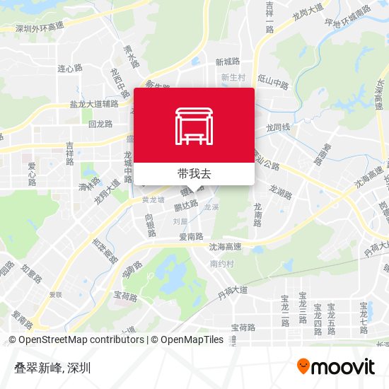 叠翠新峰地图