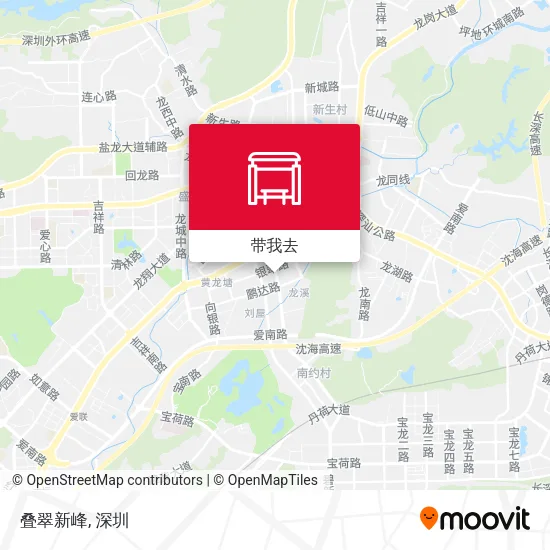 叠翠新峰地图