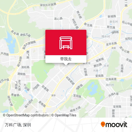 万科广场地图
