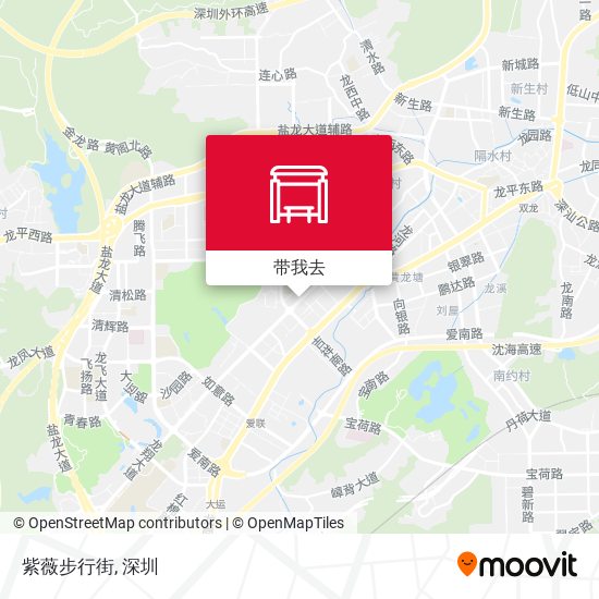 紫薇步行街地图