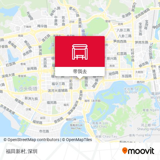 福田新村地图