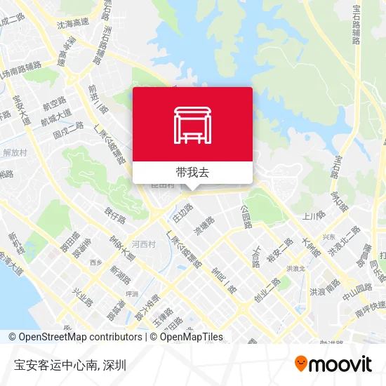 宝安客运中心南地图