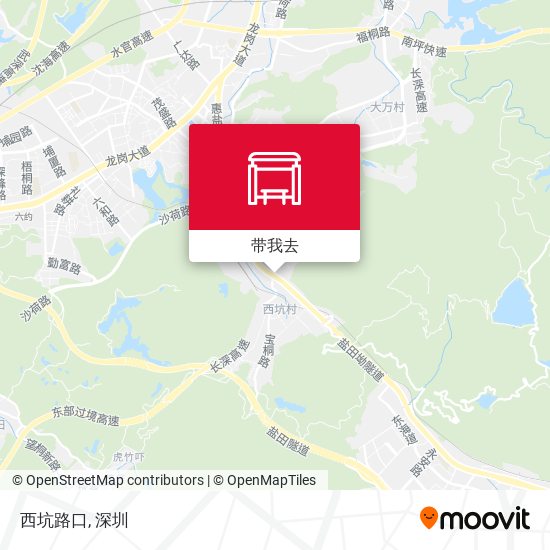西坑路口地图