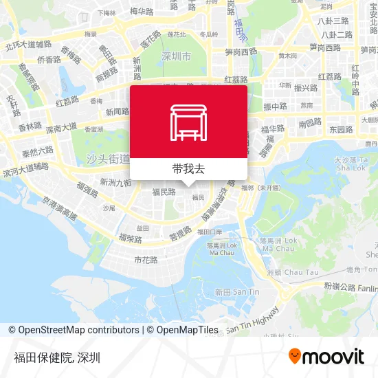 福田保健院地图