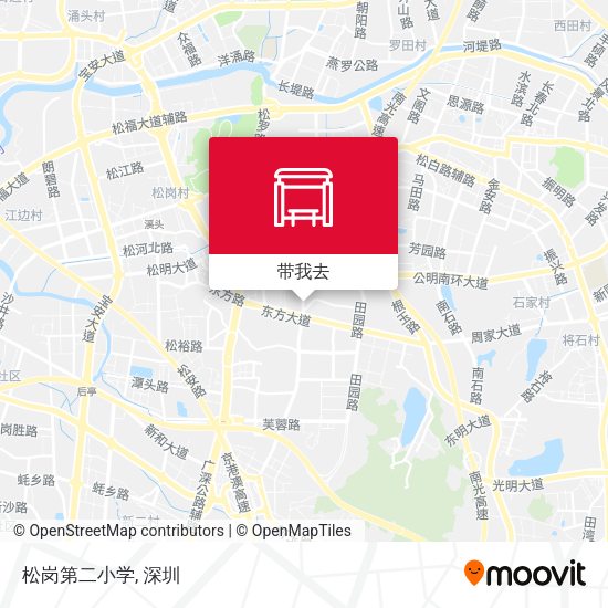 松岗第二小学地图