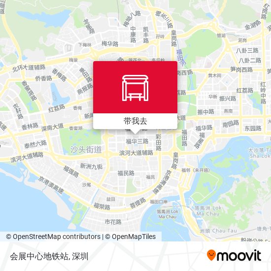 会展中心地铁站地图