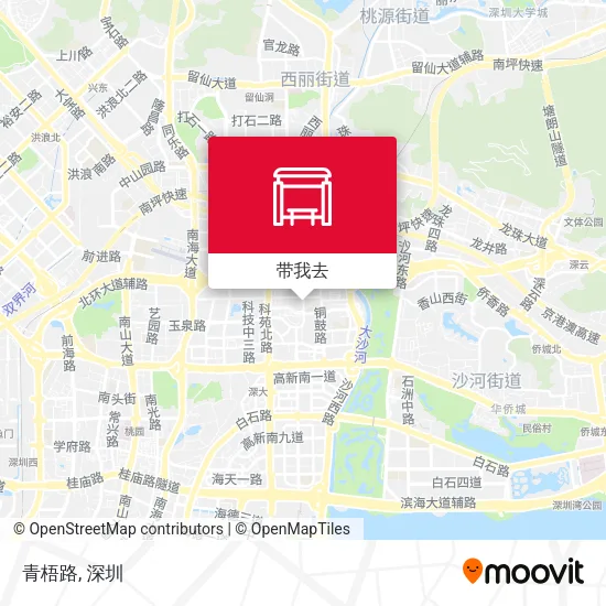 青梧路地图