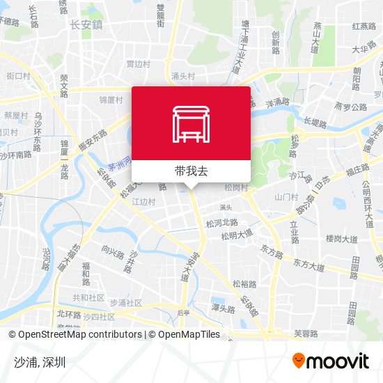 沙浦地图
