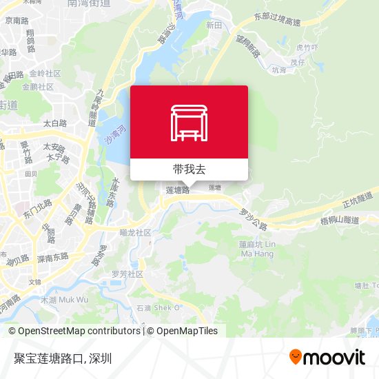 聚宝莲塘路口地图
