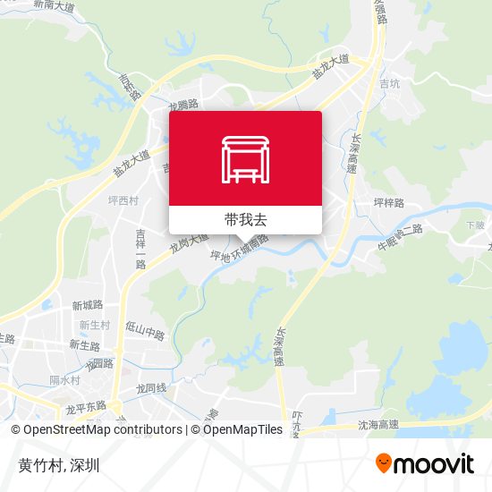 黄竹村地图