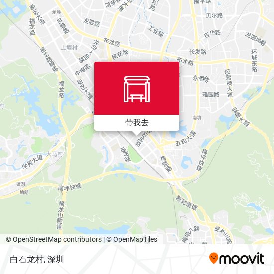 白石龙村地图