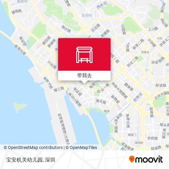 宝安机关幼儿园地图
