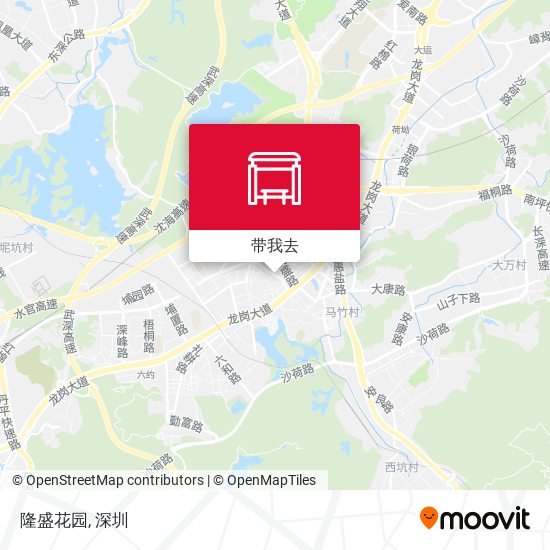 隆盛花园地图