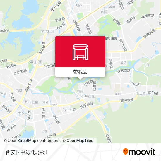 西安国林绿化地图