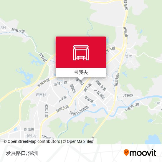 发展路口地图