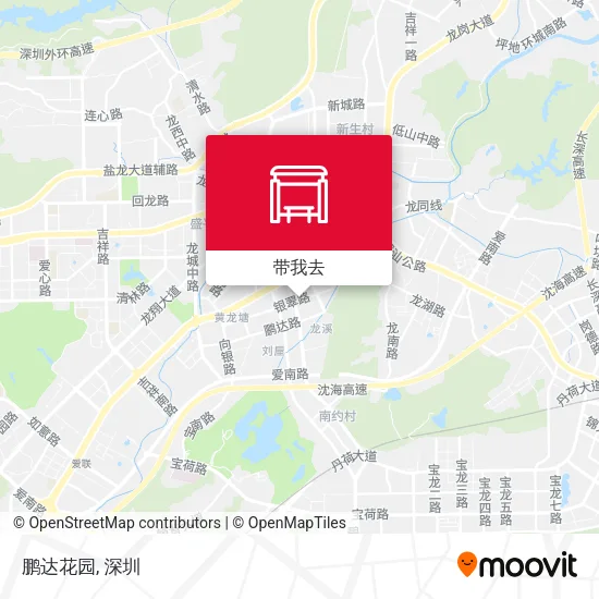 鹏达花园地图