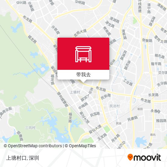 上塘村口地图