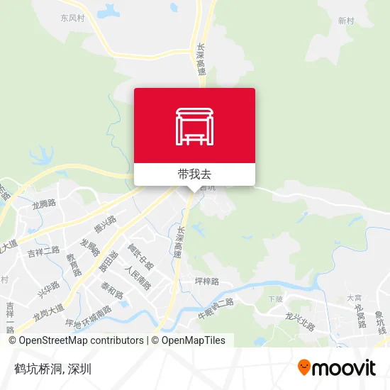 鹤坑桥洞地图
