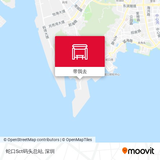 蛇口Sct码头总站地图