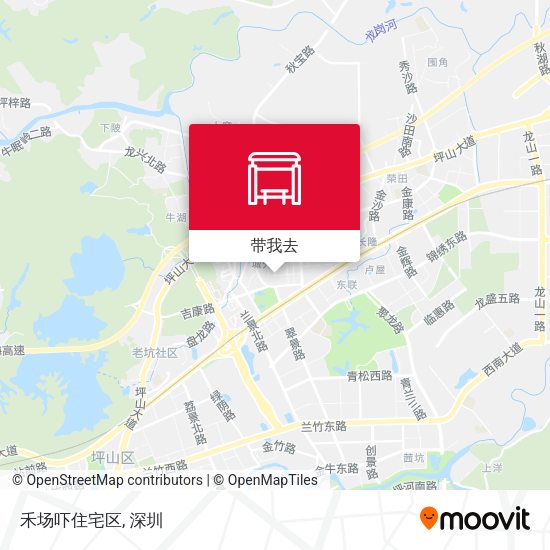 禾场吓住宅区地图