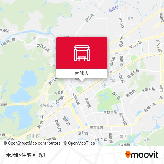 禾场吓住宅区地图