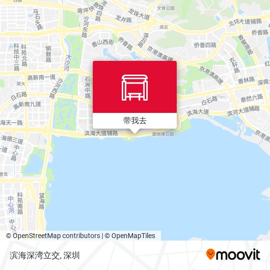 滨海深湾立交地图