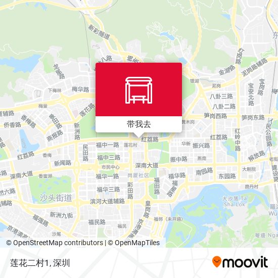 莲花二村1地图