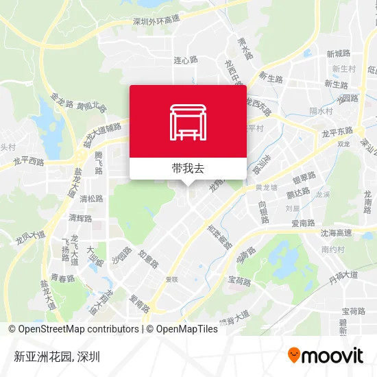 新亚洲花园地图