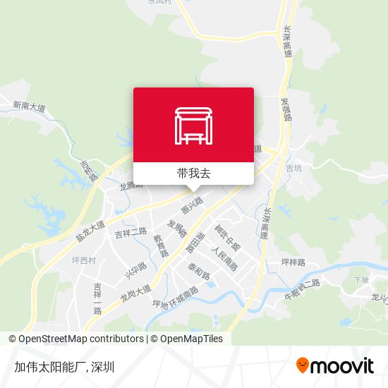 加伟太阳能厂地图