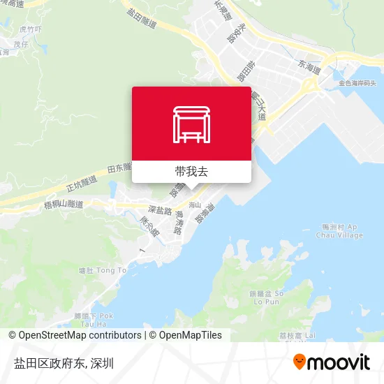 盐田区政府东地图