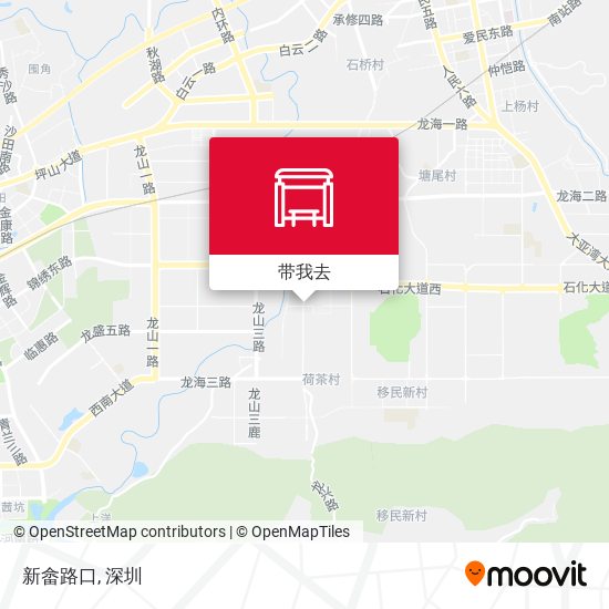 新畲路口地图