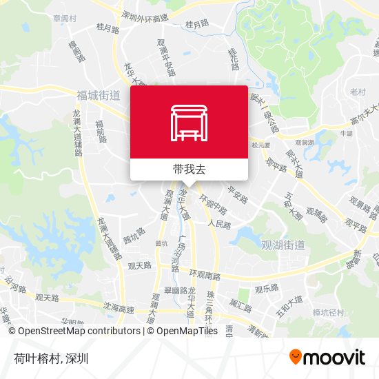 荷叶榕村地图