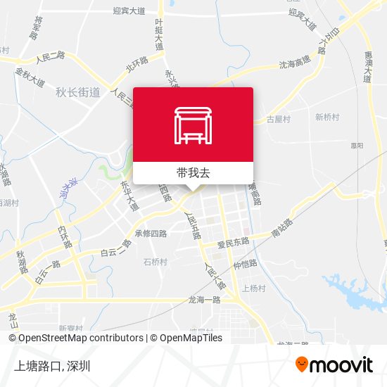 上塘路口地图