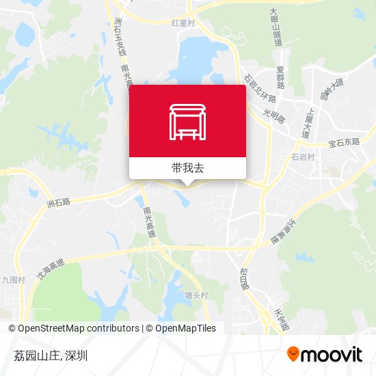 荔园山庄地图