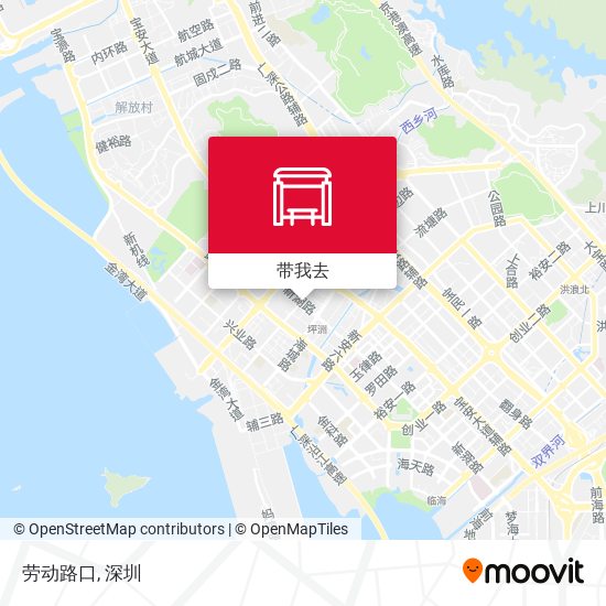 劳动路口地图