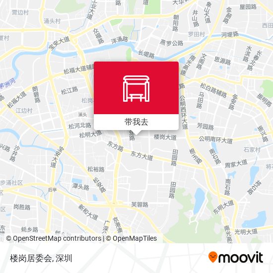 楼岗居委会地图