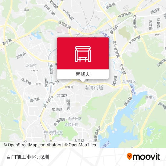 百门前工业区地图