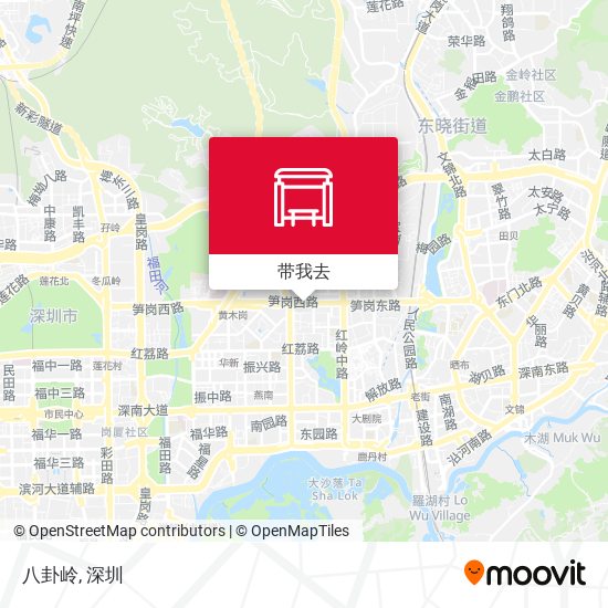 八卦岭地图