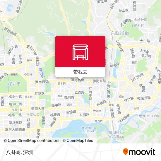 八卦岭地图