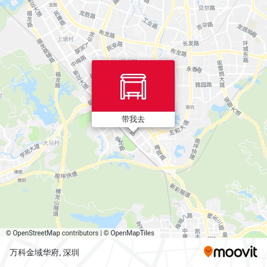 万科金域华府地图