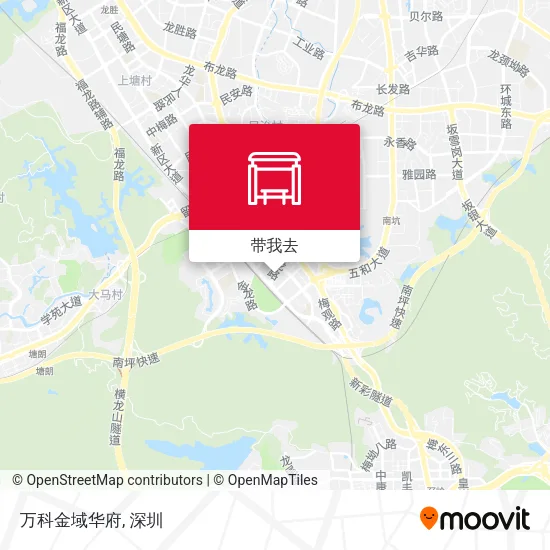 万科金域华府地图