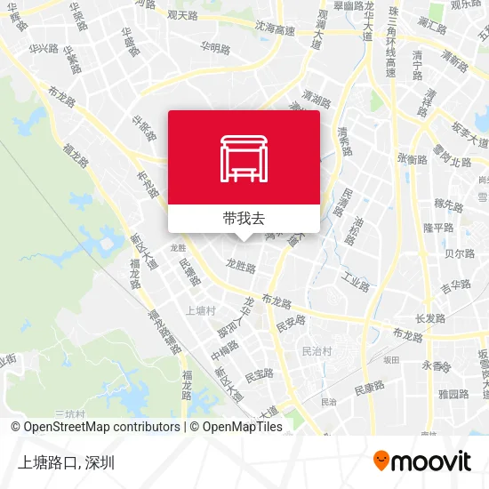 上塘路口地图