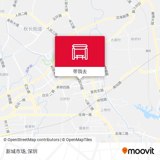 新城市场地图