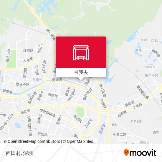 西田村地图
