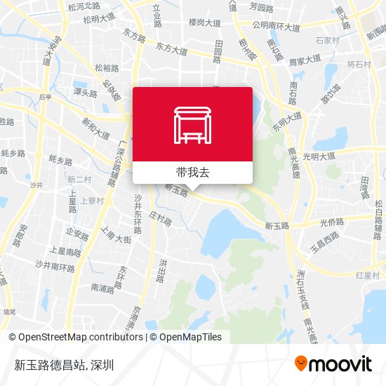 新玉路德昌站地图