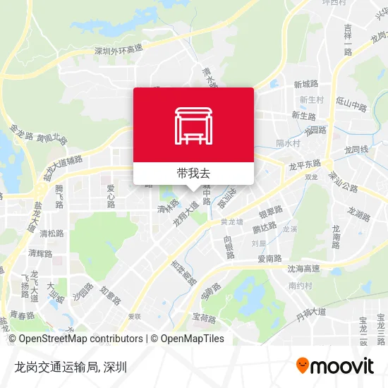 龙岗交通运输局地图