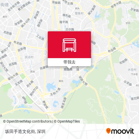 坂田手造文化街地图