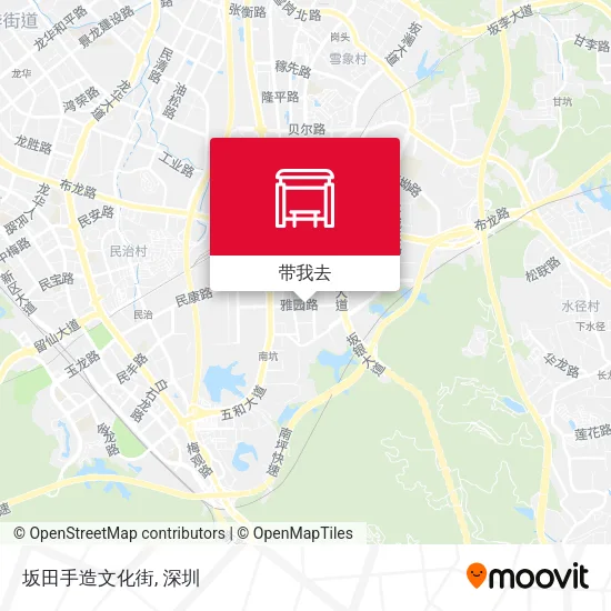 坂田手造文化街地图